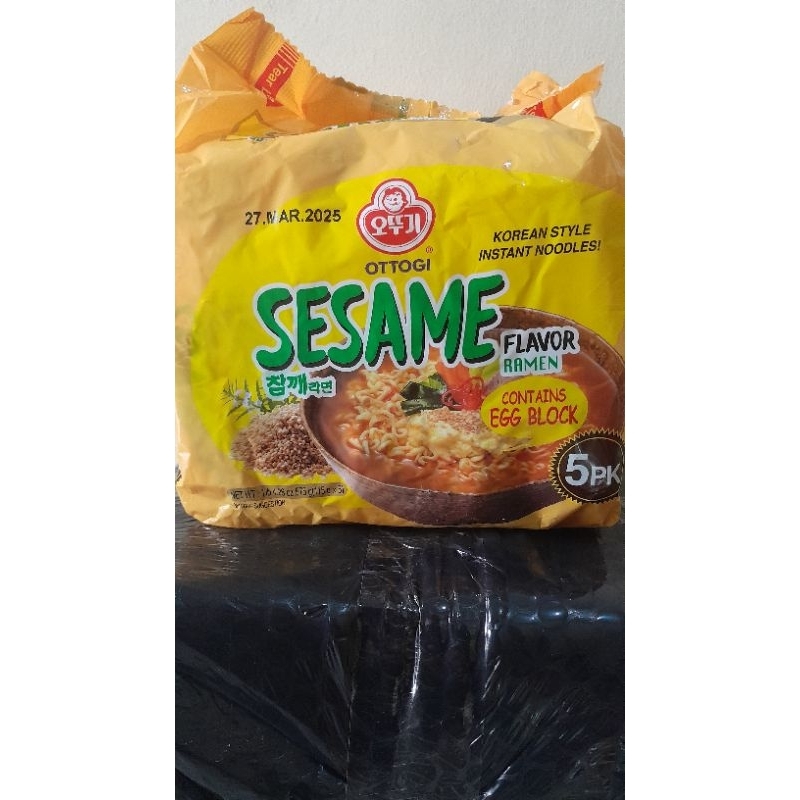 

OTTOGI SESAME NOODLES MULTIPACK ISI 5 PCS , Exp 27 Juni 2025