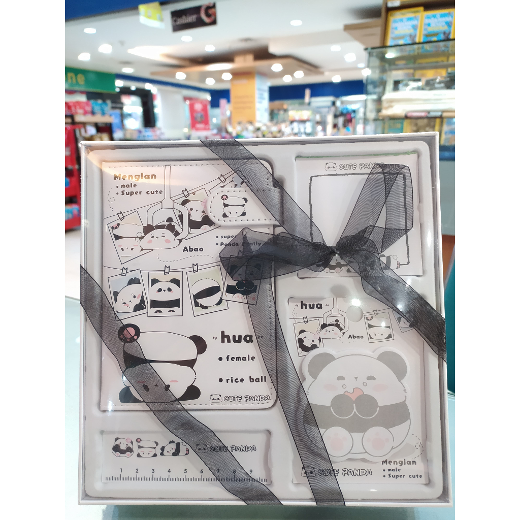 

Gramedia Mal Pekanbaru - (Original) Kako Cute Panda Stationery Set Box White