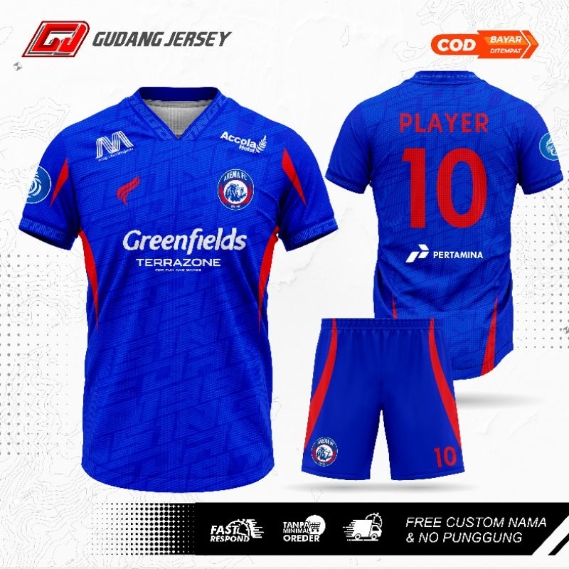 JERSEY FANTASY AREMA 2024/2025 GRATIS NAMA DAN NOMER PUNGGUNG
