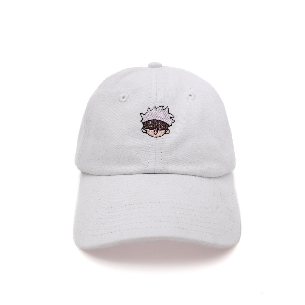 Topi Polo Anime GOJO Jujutsu Kaisen - Baseball Cap - Hats Bordir - Katun