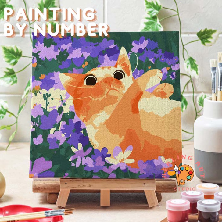 

PRODUK TERBARU Painting by number Kit Lukisan Lovely Cat Healingart Peralatan melukis anak