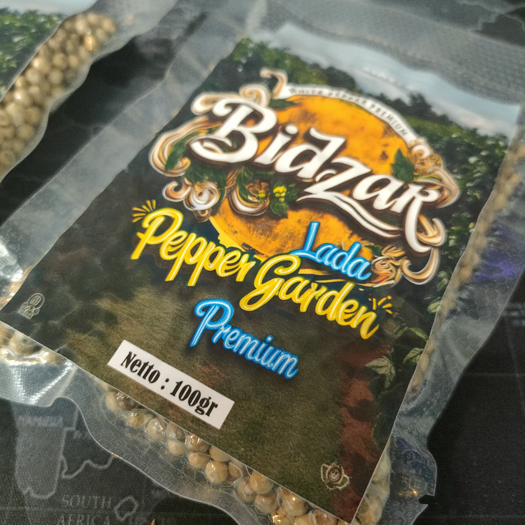 

Bidzar Lada Putih / Lada putih Premium 100gr / White Papper /Merica Biji / Sahang By. Borneo Mall