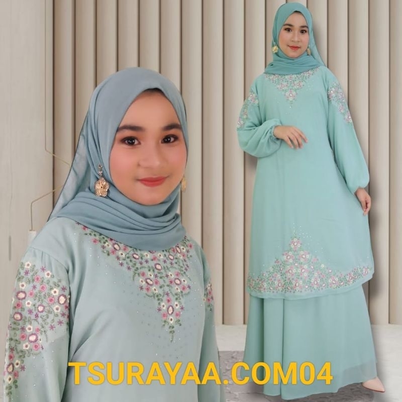 TS.04/(cod)new gamis rayya/gamis seruty/gamis bordir/gamis/gamis terbaru/gamis murah