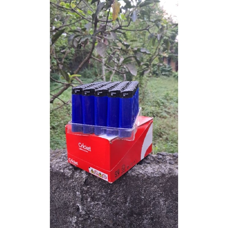 korek cricket magnet biru