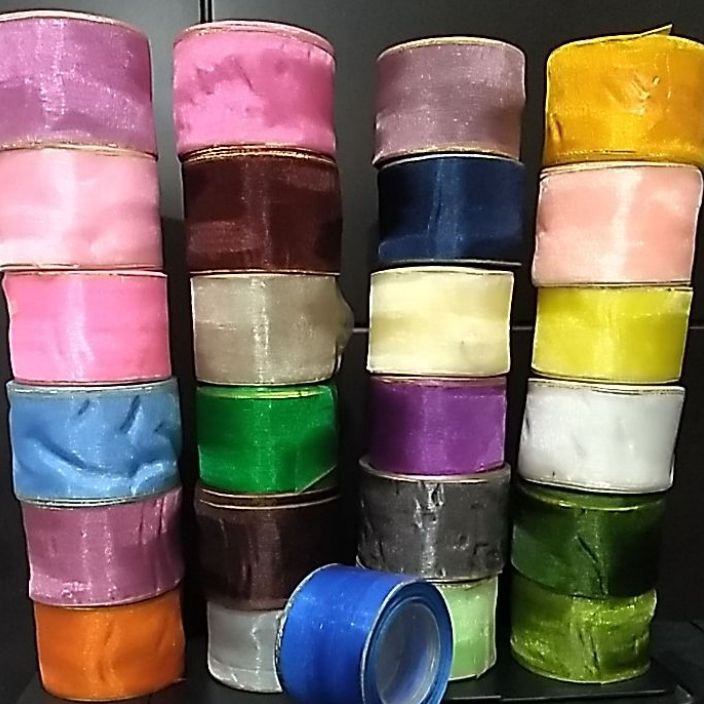 

PAKET HEMAT Pita ORGANDI LIST 2inc 2yards