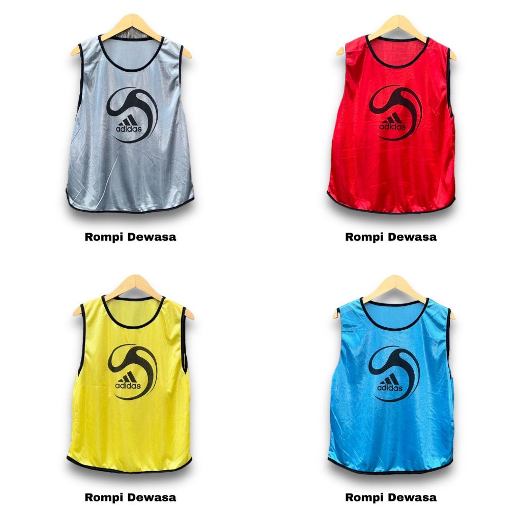 ( Rompi Dewasa ) Rompi Bola Terbaru Rompi Sport Murah Rompi Olahraga Pria Wanita Rompi Latihan Bola 