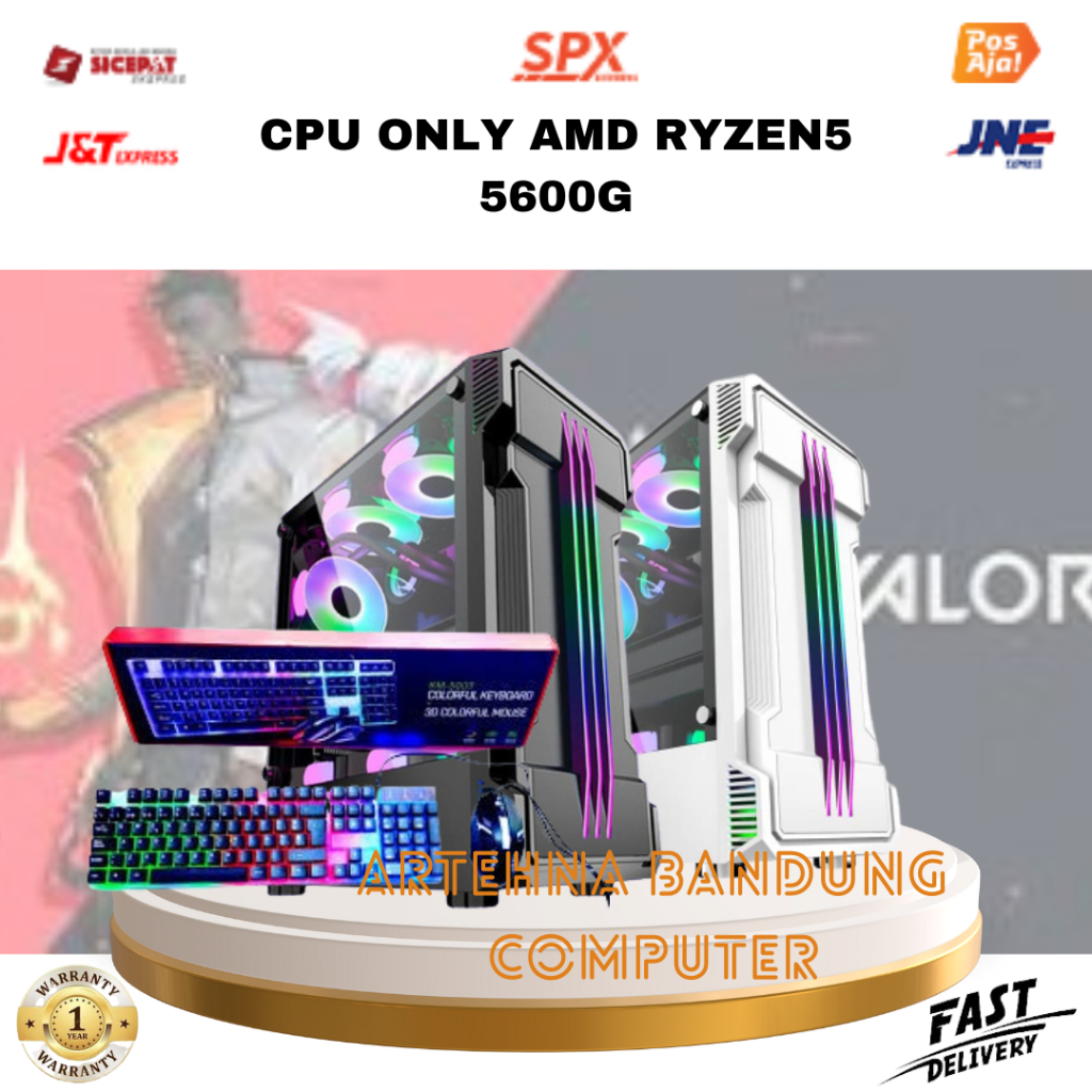 RAKITAN KOMPUTER AMD RYZEN5 5600G PC GAMING