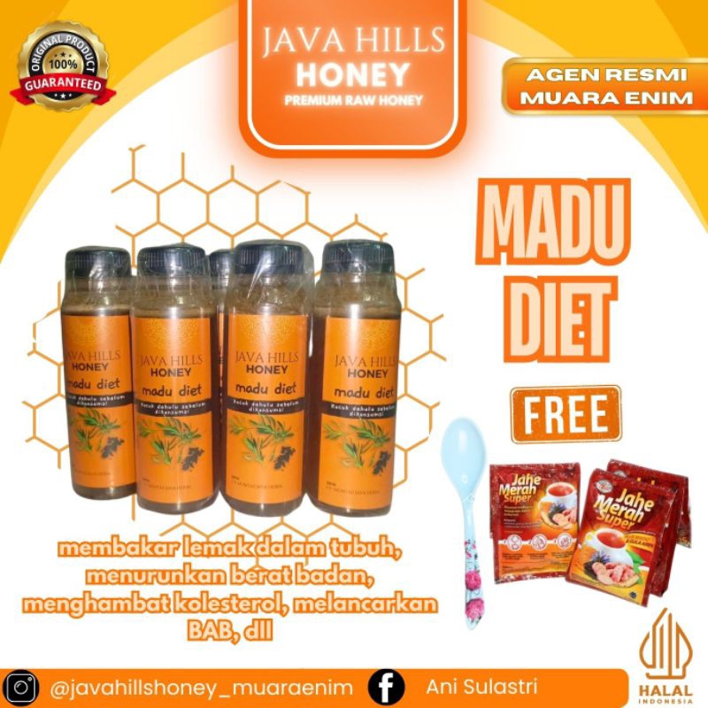 

Madu Diet Java Hills Honey Herbal Alami 100% Original Penurun Berat Badan, Spesialis Diet, Detoks, Pencernaan, Membakar Lemak dalam Tubuh, Menghambat Kolesterol, dll