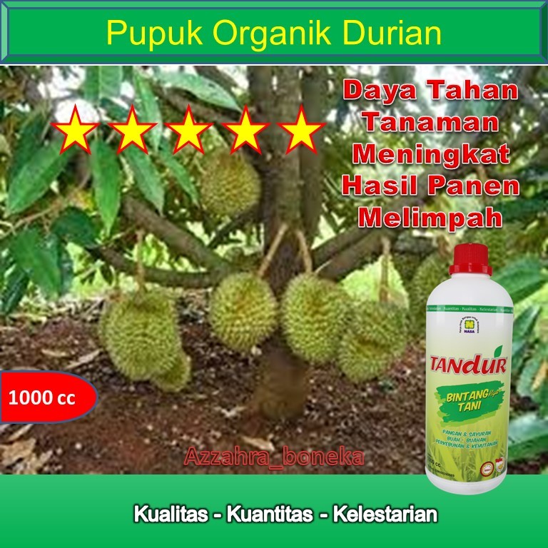 Pupuk Organik Durian Cepat Berbuah / Pupuk Durian Agar Tidak Rontok / Pupuk Durian Cepat Besar / Pup