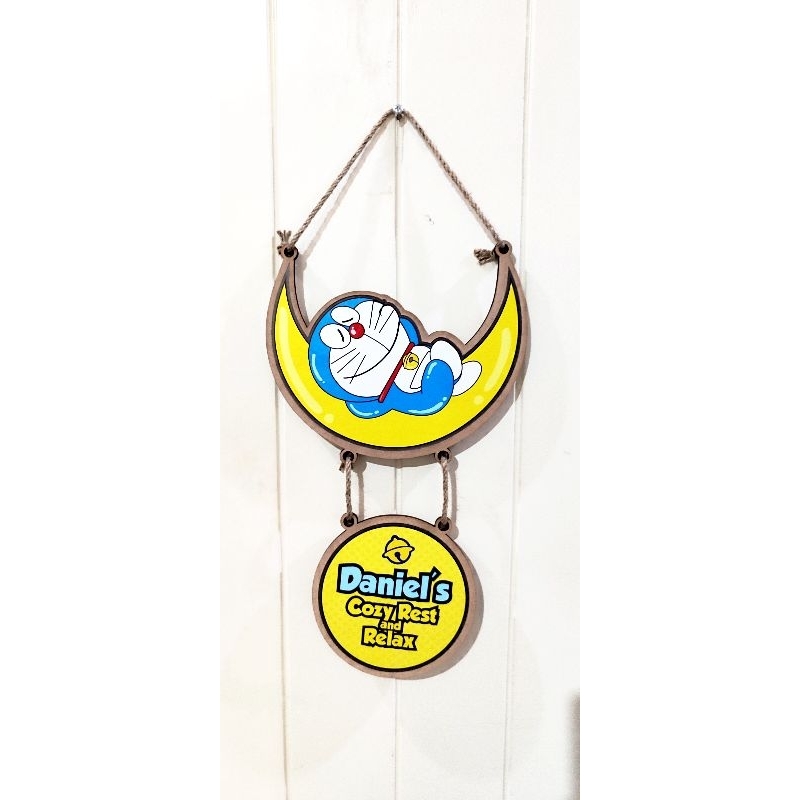 Dekorasi gantung kamar anak doraemon