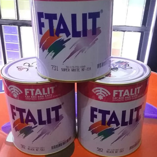 

TERBAIK Cat Ftalit Cat Minyak Cat Kayu Cat Besi Ftalit Gloss Silver Doff