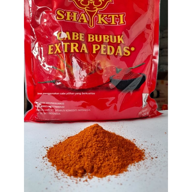 

cabe bubuk extra pedas shakti 500g