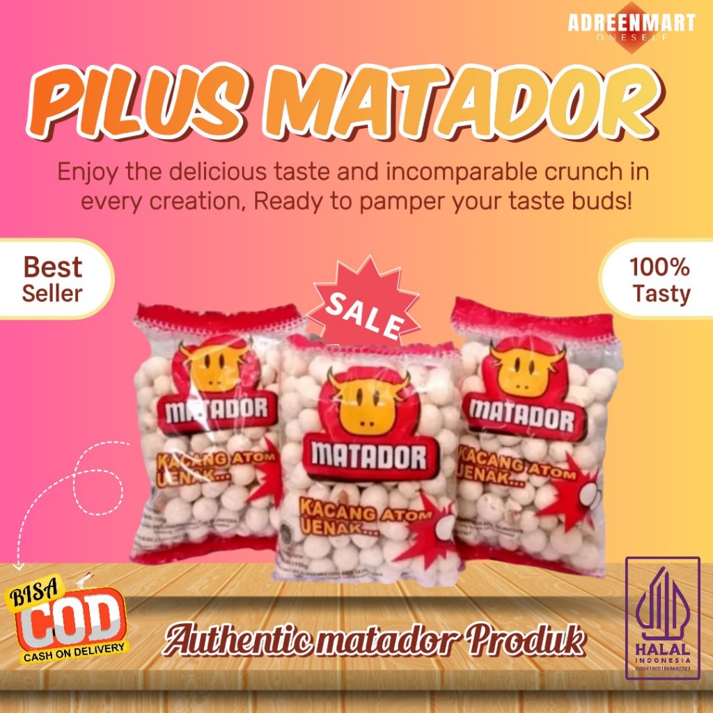 

Sukro Matador Pilus Kacang Atom 140gr