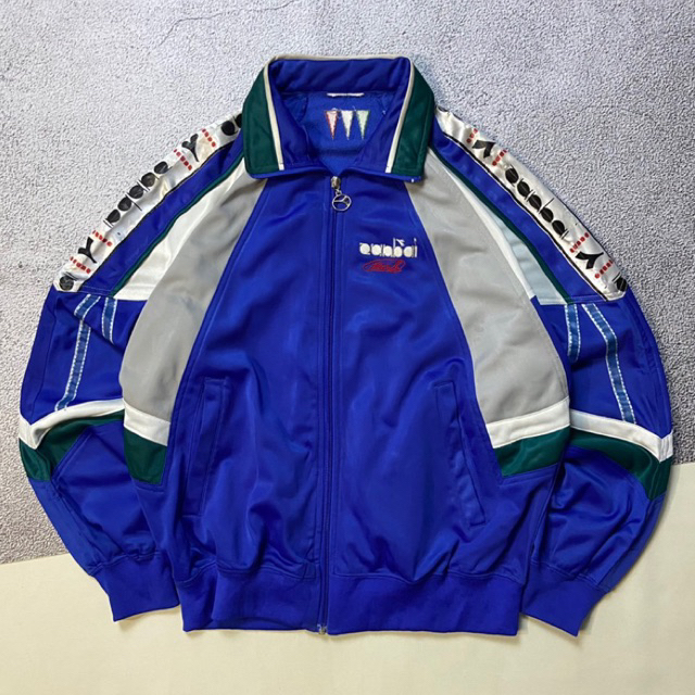 Jacket windbreaker vintage Colourblock Diadora