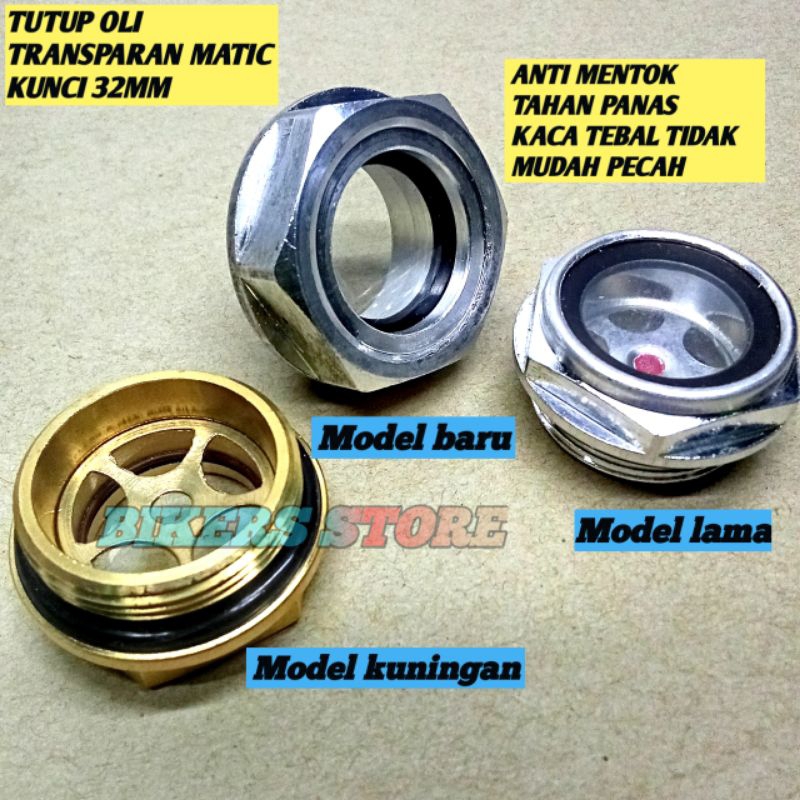 TUTUP FILTER OLI TRANSPARAN BEAT VARIO SCOOPY PCX MIO X-RIDE FINO FAZZIO