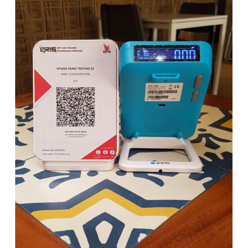 QRIS Gopay Soundbox Promo MDR 0% (Baca Deskripsi & Chat)