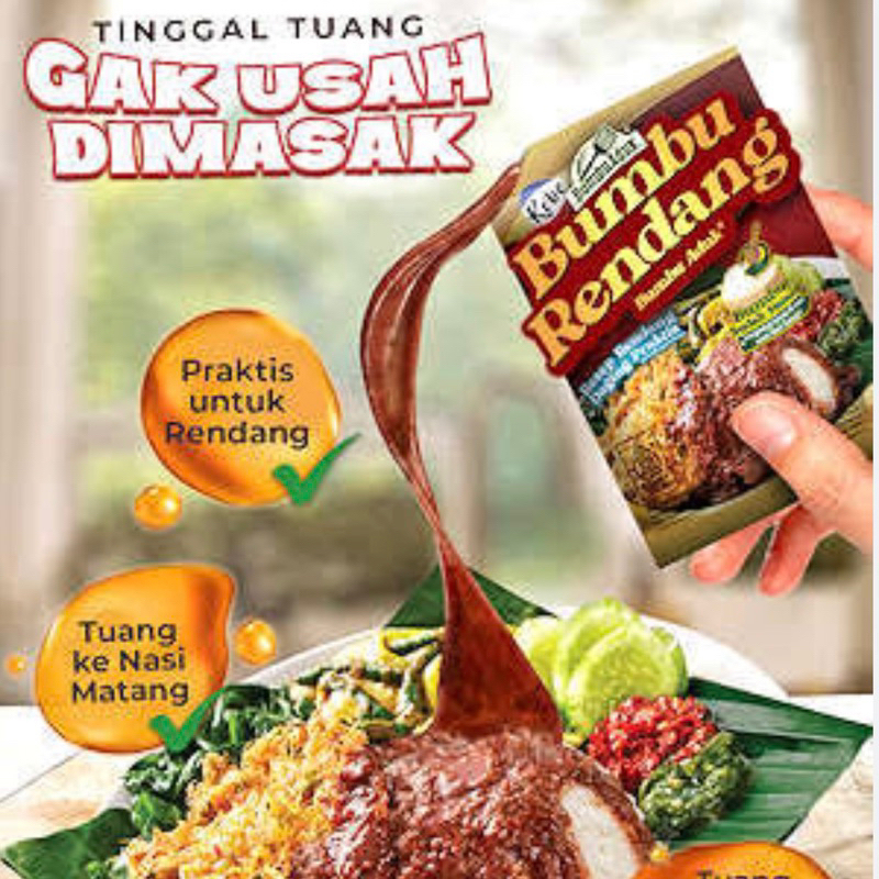 

Kobe Bumbu Rendang Bumbu Aduk Instan 20gr