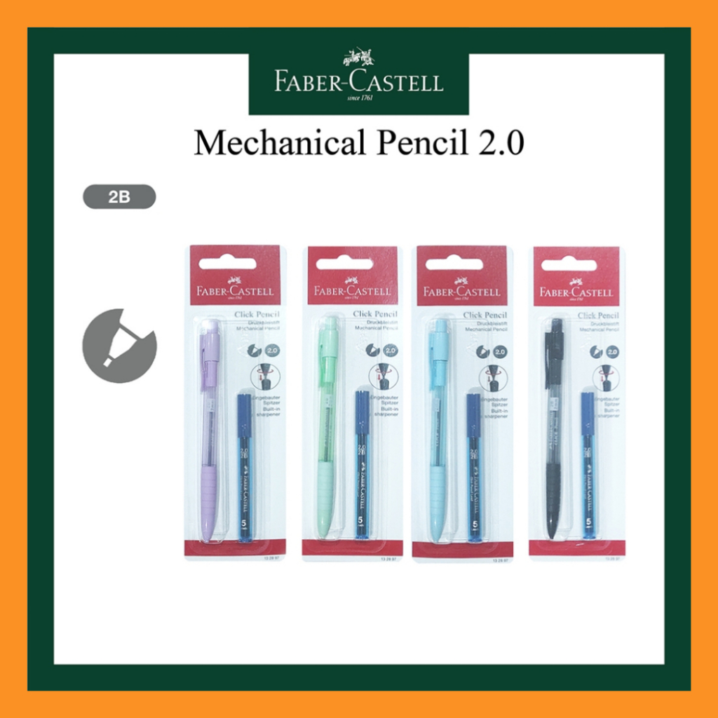 

FABER CASTELL Pensil mekanik 2.0 + isi 132897