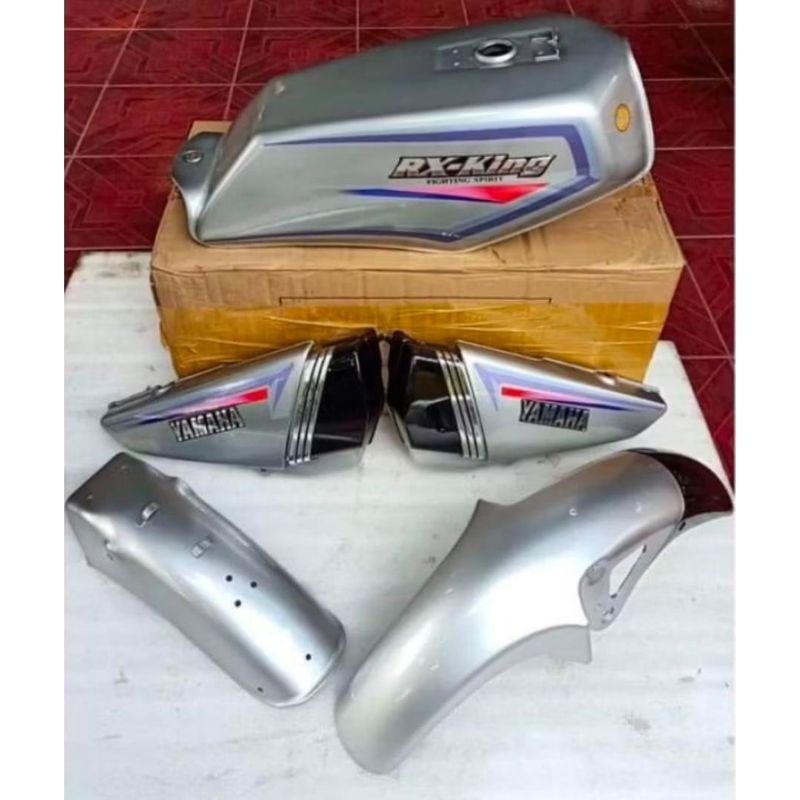 Full Set Body YAMAHA RX KING TH 2001 Warna Silver