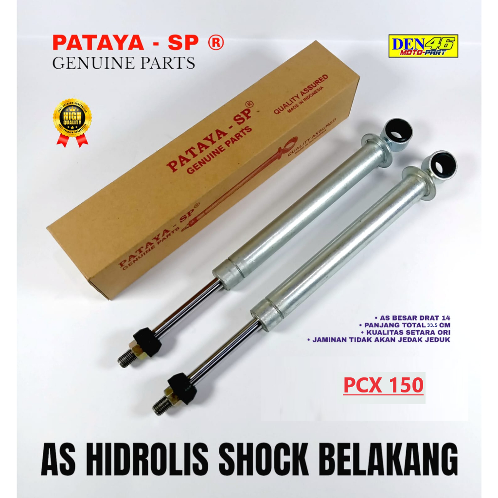 AS HIDROLIS SHOCK SHOK SKOK BELAKANG [ PATAYA ] MOTOR HONDA - PCX 150 , PCX 160