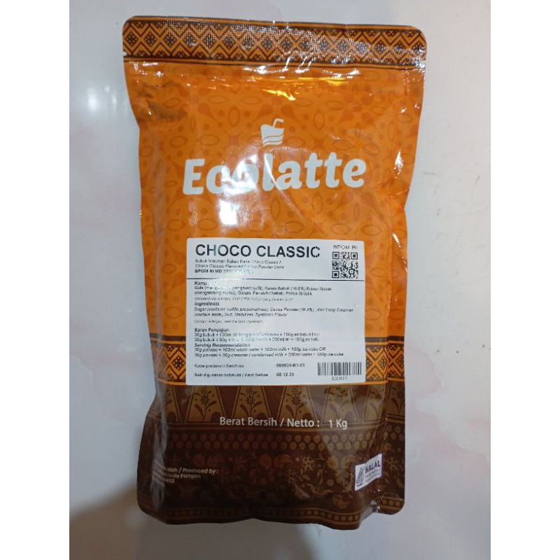 

BUBUK MINUMAN ANEKA RASA ECOLATTE RASA CHOCO CLASSIC (EX CHO' LATTE)