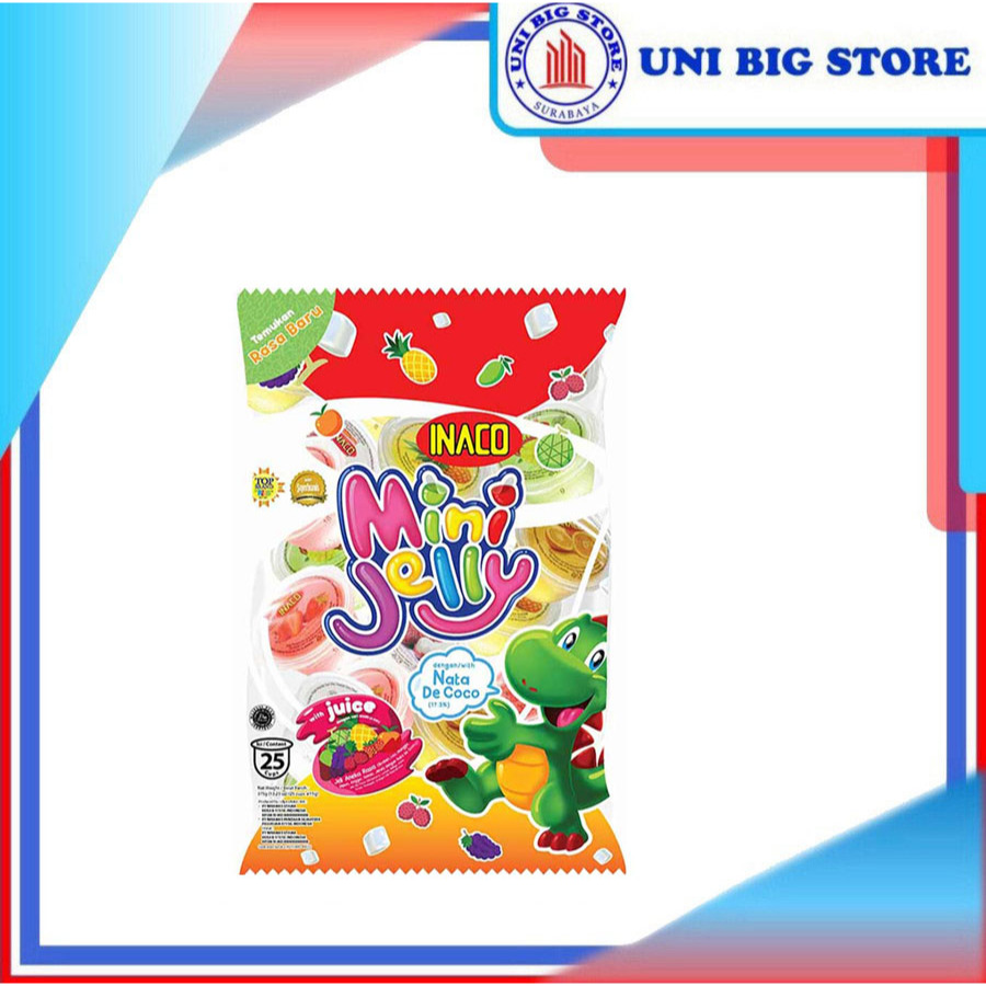 

Inaco Mini Jelly Aneka Rasa dengan Nata de Coco 375 gr 25 Cups Jeli