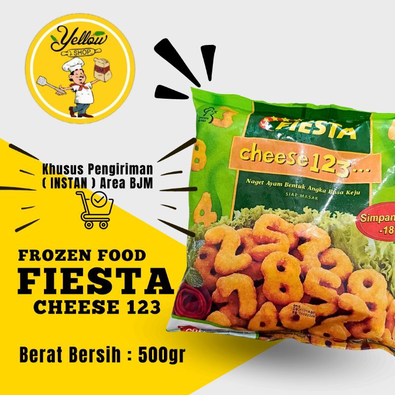 

FIESTA CHEESE 123 / NUGGET AYAM FROZEN FOOD