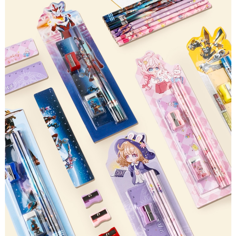 

PAKET ALAT TULIS 1 SET 5 PCS / PAKET ALAT TULIS SEKOLAH TERMURAH DAN LUCU LG