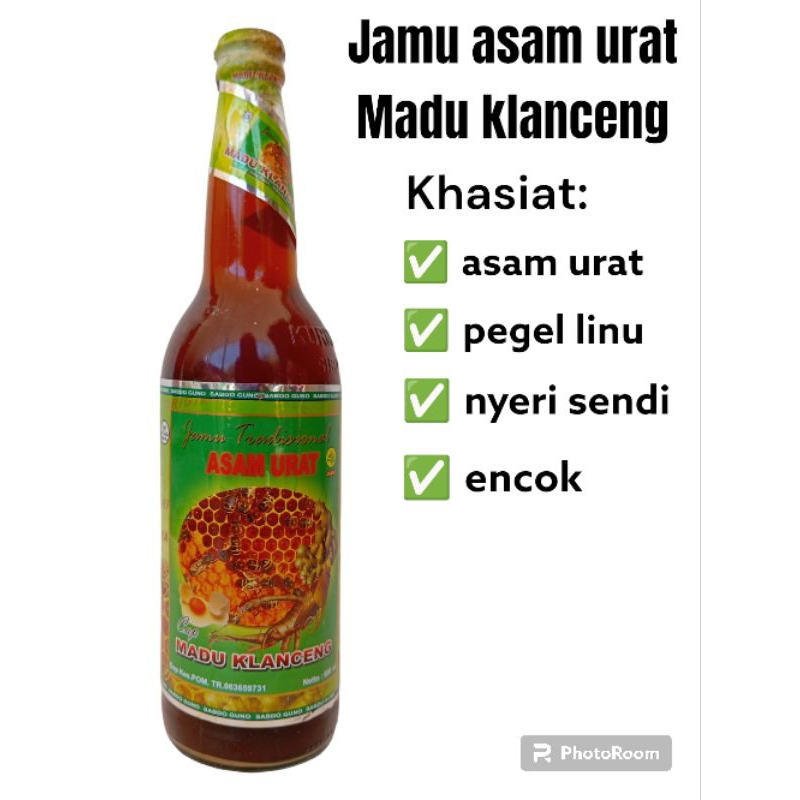 

jamu pegal linu madu klanceng