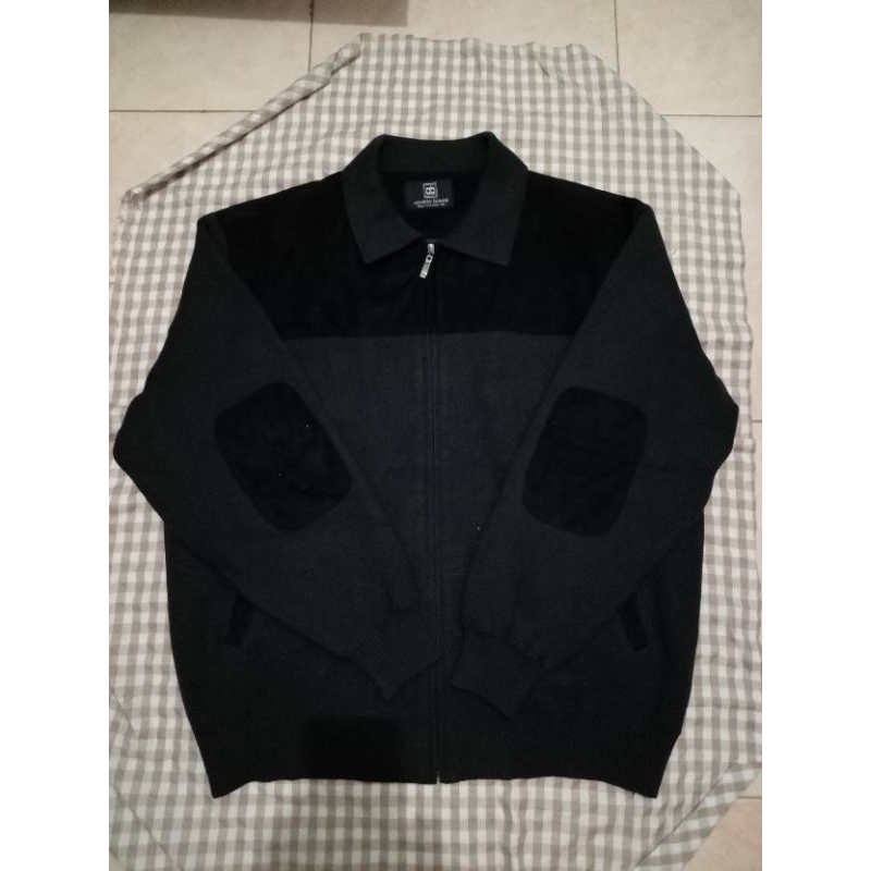 JAKET HOODIE TEBAL BERKERAH PRELOVED ARNALDO BASSINI