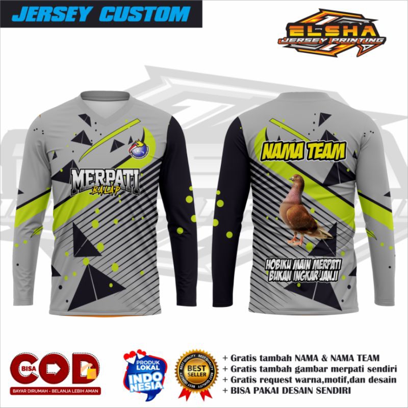 JERSEY MERPATI/JERSEY MERPATI KOLONG CUSTOM/JERSEY MERPATI BALAP