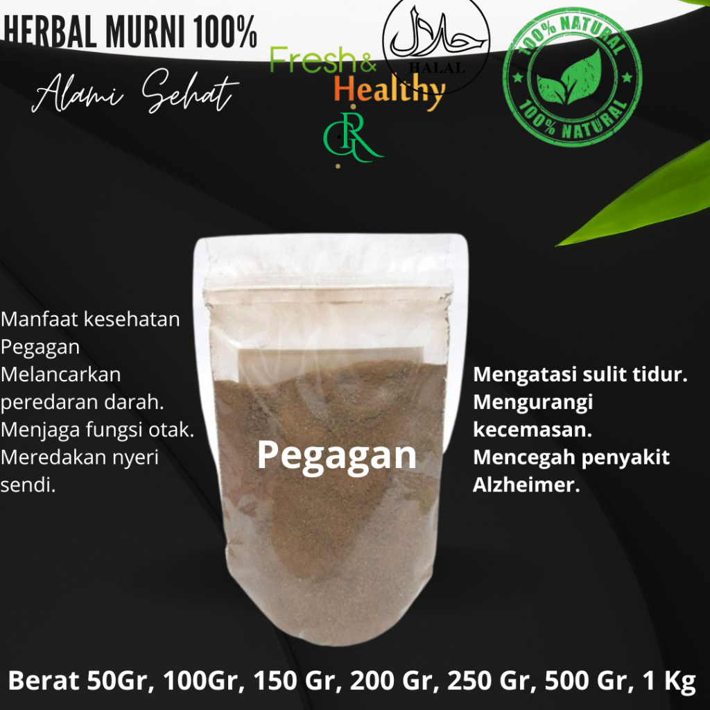 

BUBUK PEGAGAN Serbuk 100% Asli