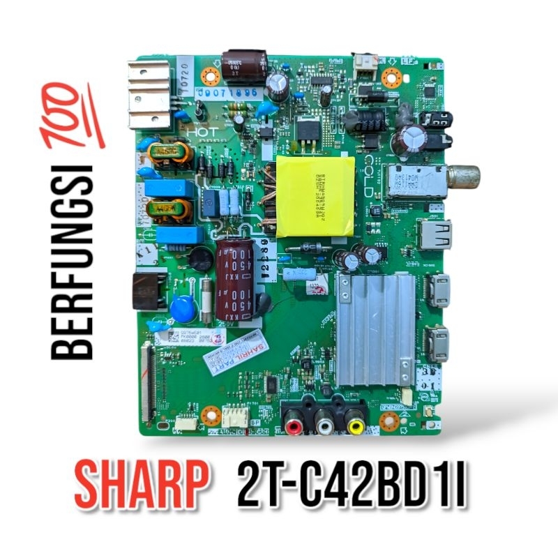 MB TV SHARP 2T-C42BD1i - MAINBOARD SHARP 2T-C42BD1I - SHARP 42BD1I DIGITAL TV