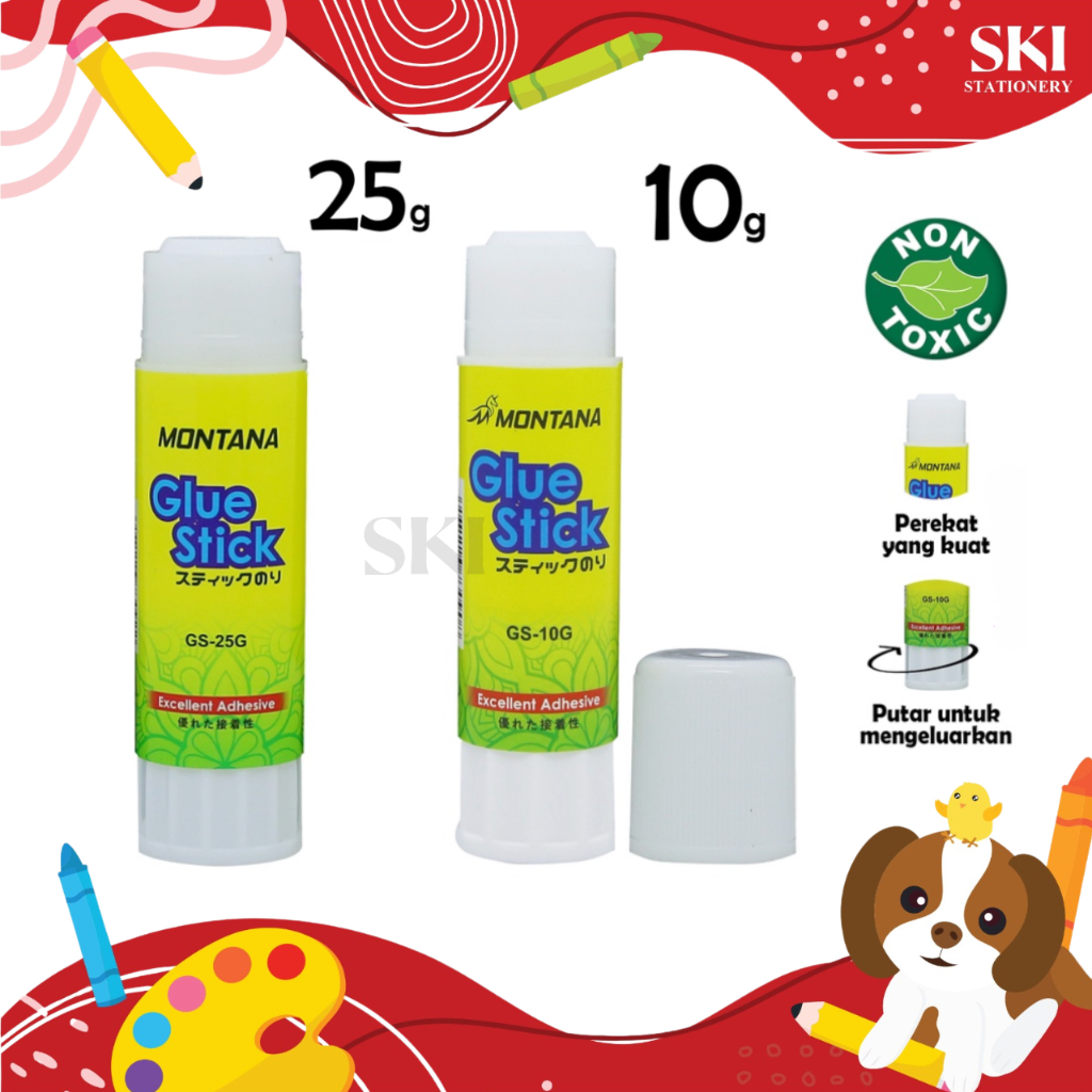

Glue Stick / Lem Batang / Lem Kertas / Lem Stick Montana
