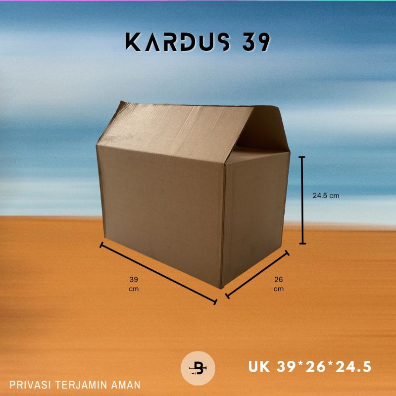 

Kardus uk 39 x 26 x 24.5cm | Karton 39 | Dus | Box 39x26x24.5