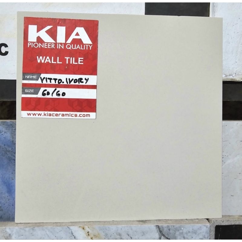 GRANIT KREM POLOS MURAH KIA VITTO IVORY 60X60 KW1