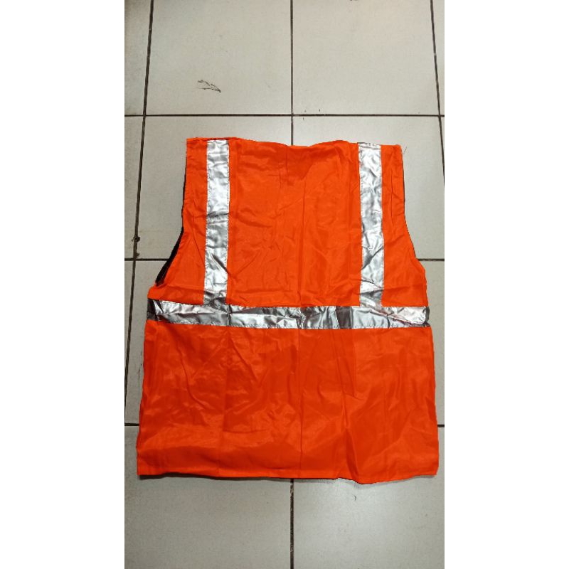 Rompi Safety Busa Orange / Rompi Proyek Orange / Rompi Safety Busa orange