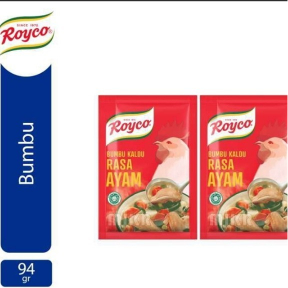 

Royco Bumbu Kaldu Ayam 94gr / Royco Bumbu Kaldu Sapi 94gr