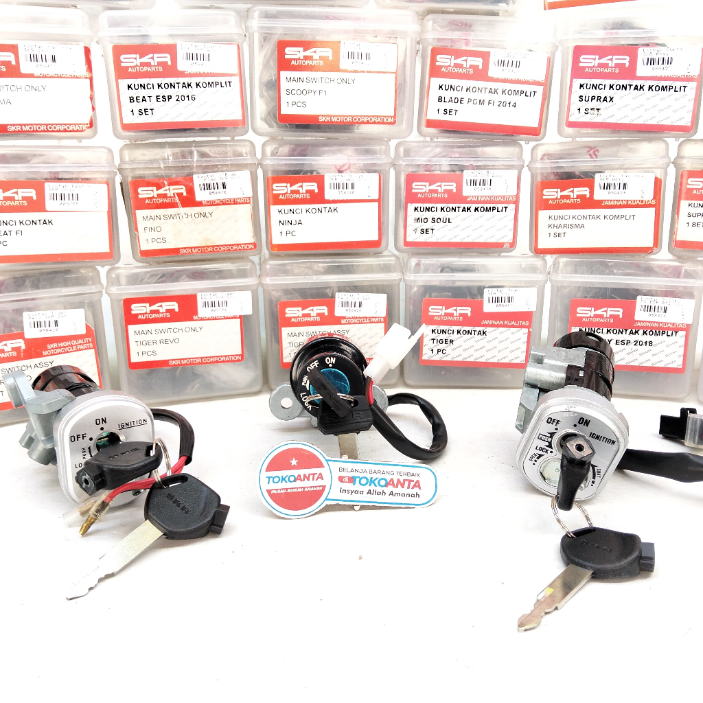 Kunci Kontak Motor Only Kunci Depan Saja Merk SKR Beat FI KLX 150 Karisma Kharisma Mio J Ninja R 150