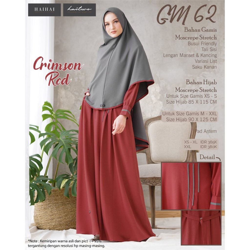 GAMIS PREMIUM HAITWO PROMO AMBYAR GM 80, GM 84, GM 062, GM 066, GM 081, CRESEDI 011, CRESEDIA 011