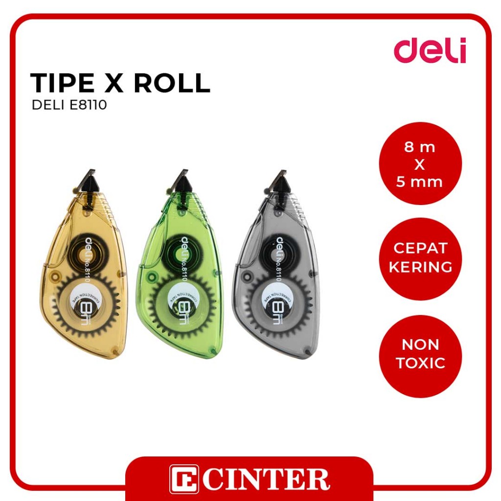 

DELI - Correction Tape E8110 5MMX8M