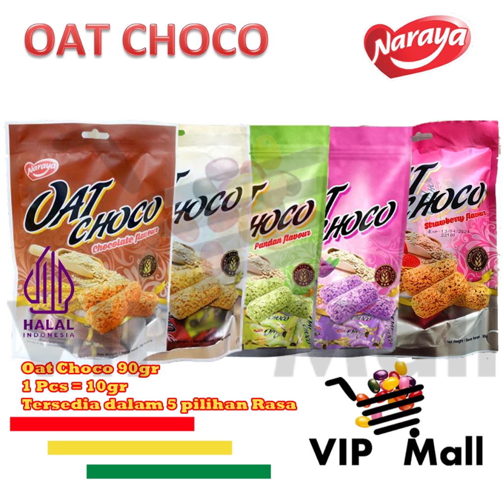 

Naraya Oat Choco Netto 90 Gr Isi 9 Pcs.