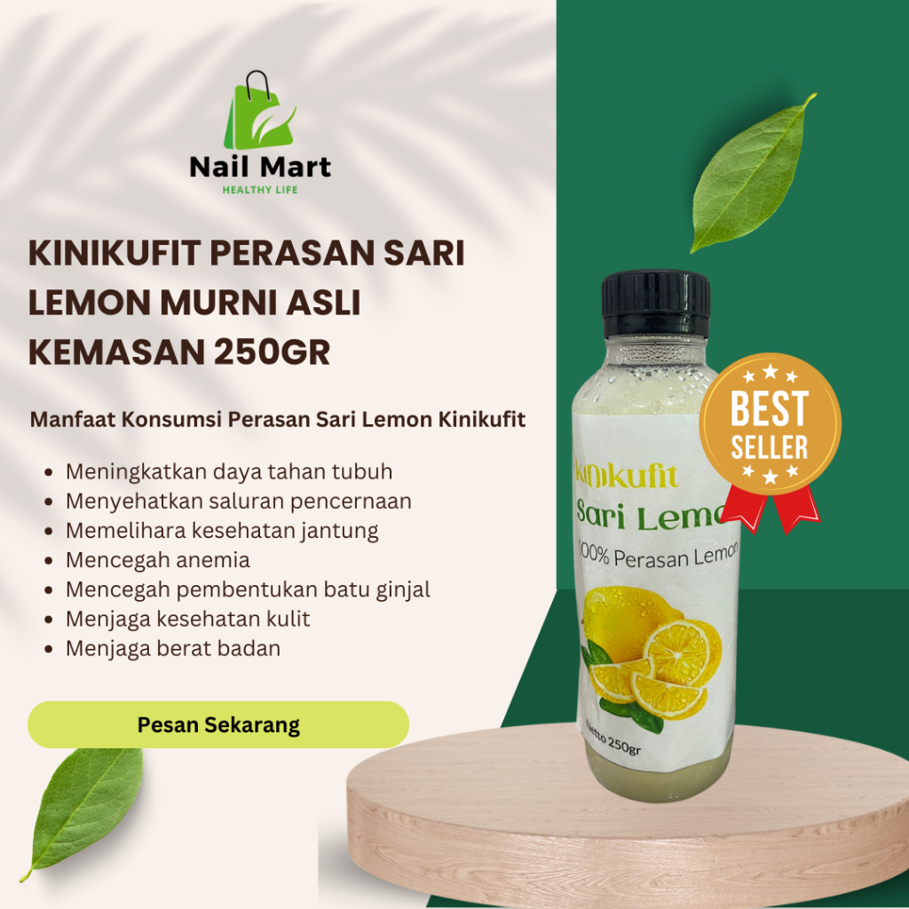 

Sari Lemon 250ml / Sari Lemon Pure / Sari Lemon Detoks Air Lemon Original kinikufit Sari Lemon 250ml