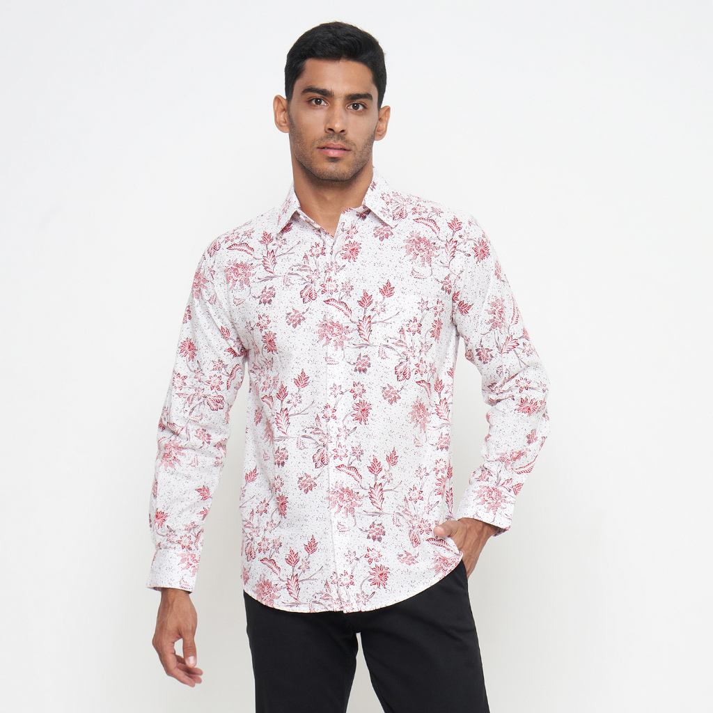 [Krisna Wahyu] Batik Pria Katun Lengan Panjang