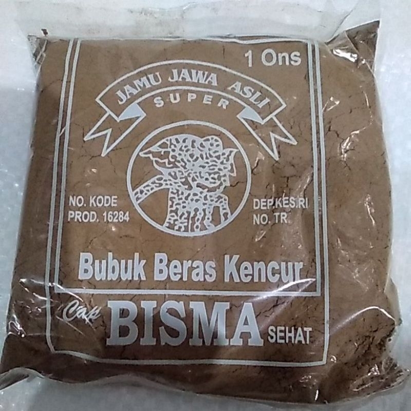 

Sebuk halus BUBUK BERAS KENCUR Bisma Sehat 1ons