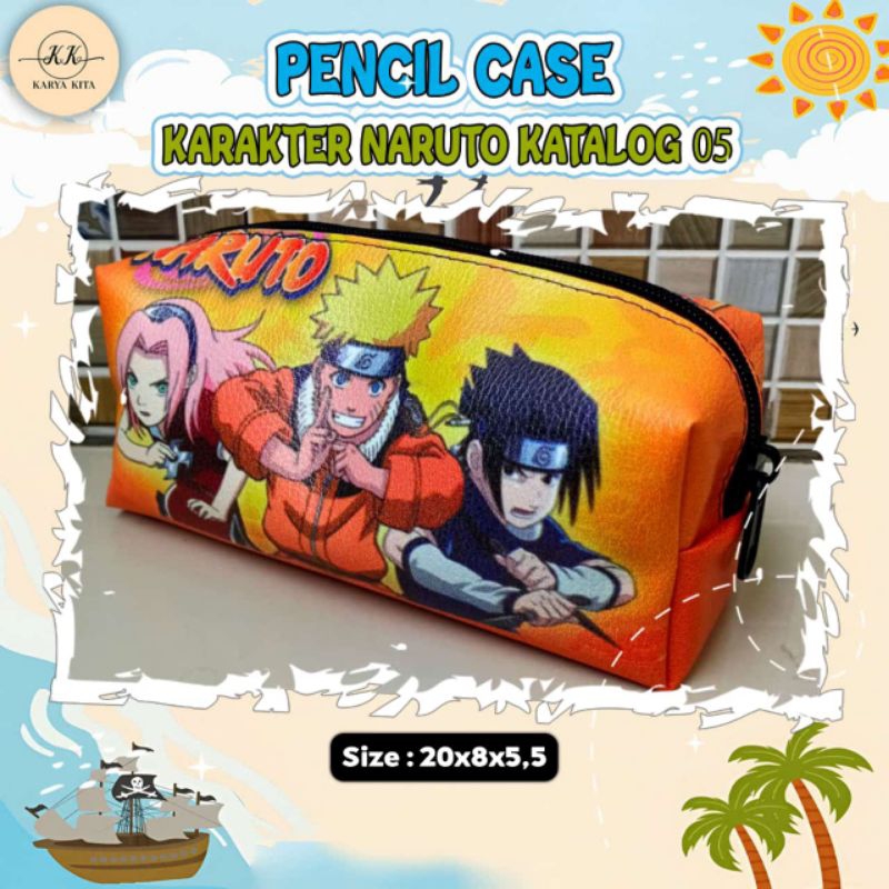 

MIX PENCASE | kotak pensil karakter NARUTO KODE 05