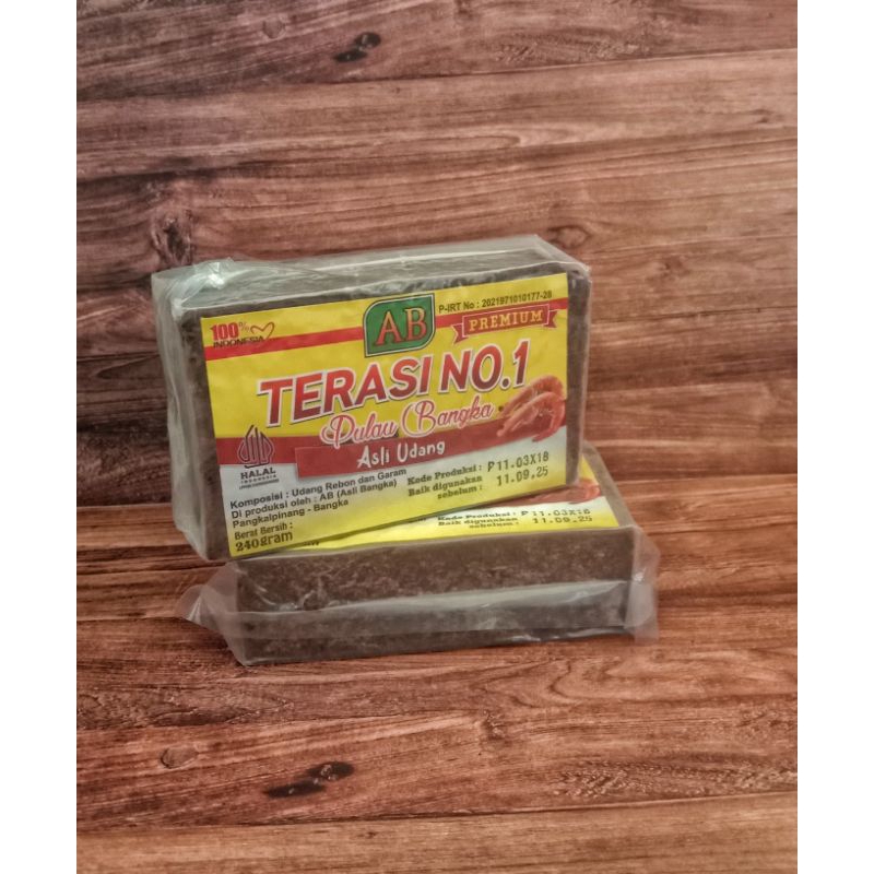 

TERASI AB NO 1 ASLI BANGKA