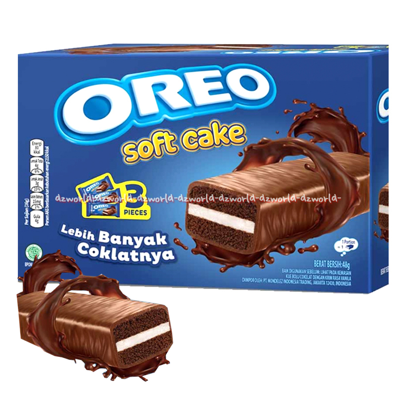 Oreo Soft Cake isi 3pcs Lebih Banyak Coklatnya Cake Kue Tart Oreo Yang Lembut O reo