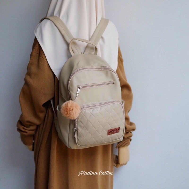 VANILLA HOUSE TAS RANSEL BACKPACK WANITA MUSLIMAH MADINA BAG