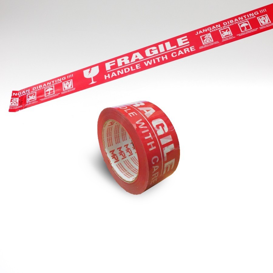 

Lakban Fragile Merah Jangan Dibanting 48mmx100Yard FULL MPI BERKUALITAS